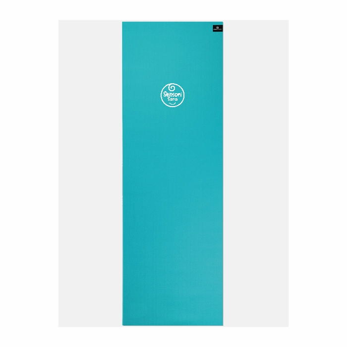 Personalised Yoga Mat 6mm With Custom Design - Turquoise