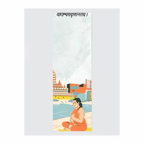 Personalised Yoga Mat 6mm With Custom Design - White