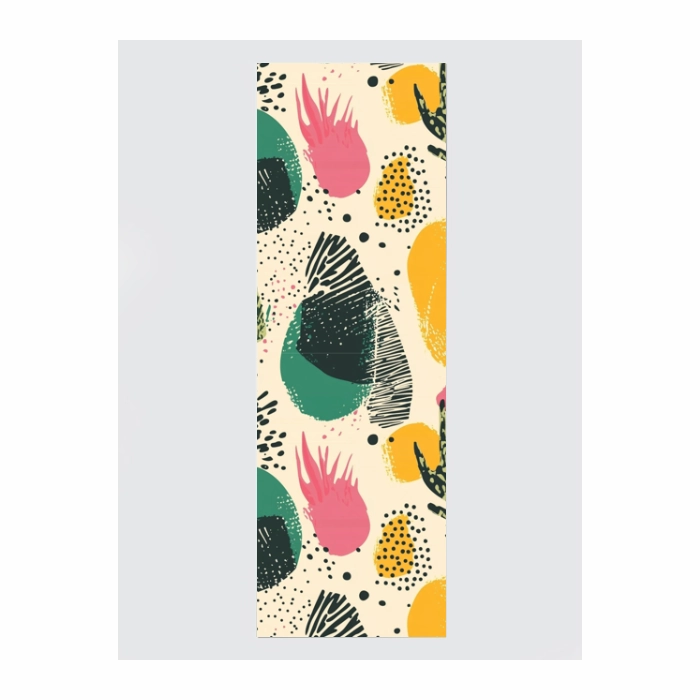 Personalised Yoga Mat 6mm With Custom Design - White