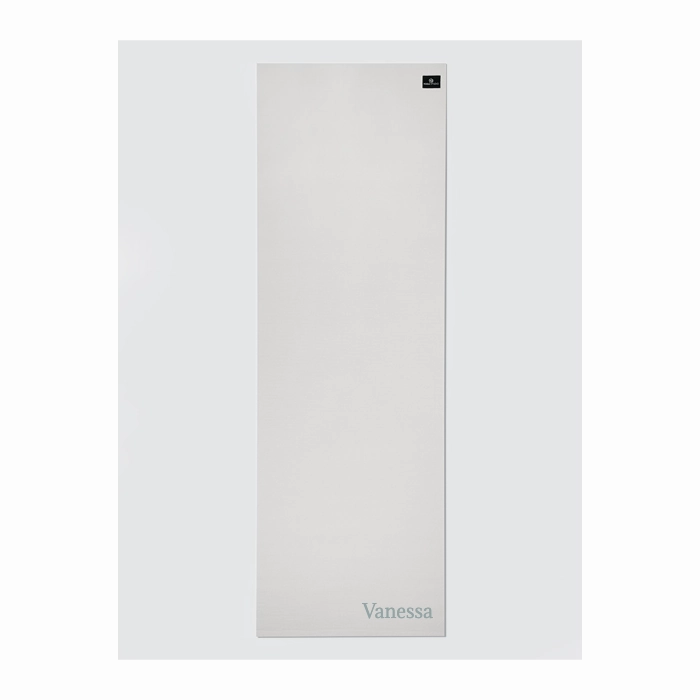 Personalised Yoga Mat 6mm With Custom Design - White