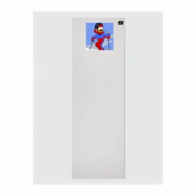 Personalised Yoga Mat 6mm With Custom Design - White