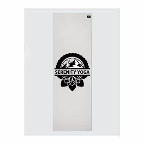 Personalised Yoga Mat 6mm With Custom Design - White