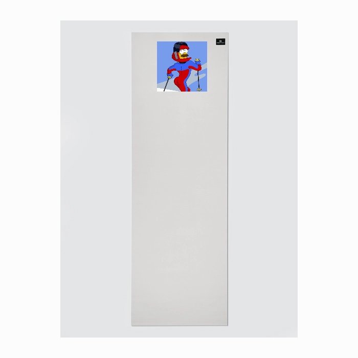 Personalised Yoga Mat 6mm With Custom Design - White