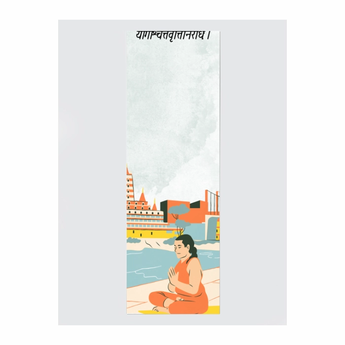 Personalised Yoga Mat 6mm With Custom Design - White
