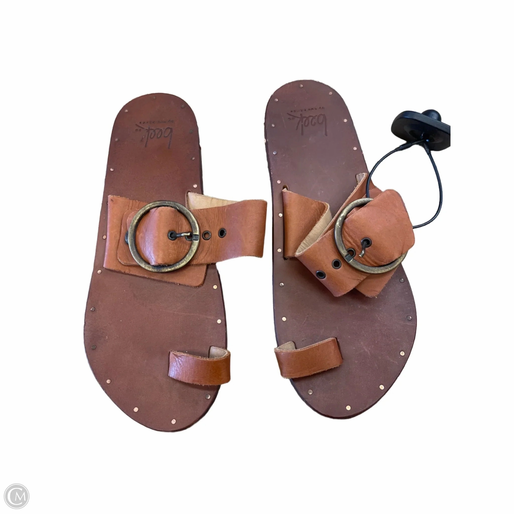 Sandals Flats By Cma In Brown, Size: 6