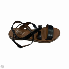 Sandals Flats By Franco Sarto In Black, Size: 8
