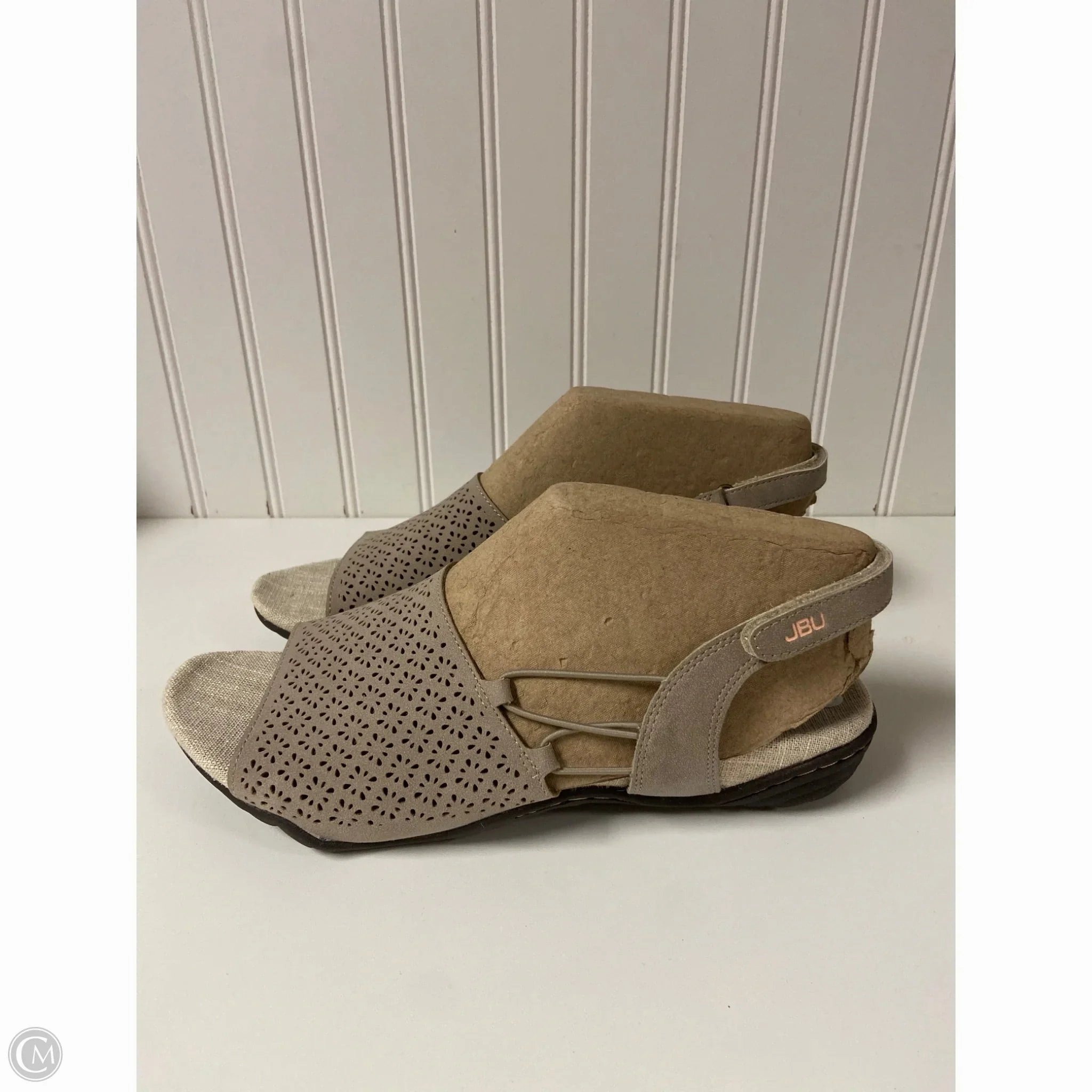 Sandals Flats By Jbu By Jambu In Tan, Size: 11