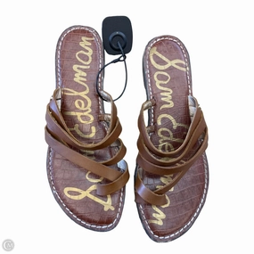 Sandals Flats By Sam Edelman In Brown, Size: 8