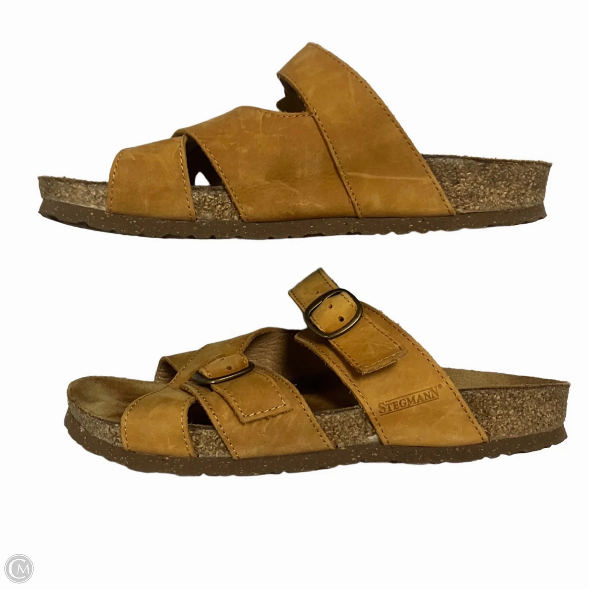 Sandals Flats By Stegmann In Tan, Size: 7