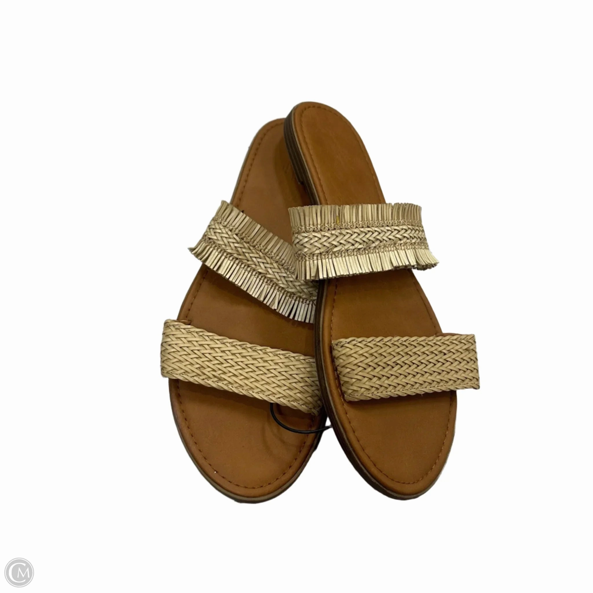 Sandals Flats By Universal Thread In Tan, Size: 11