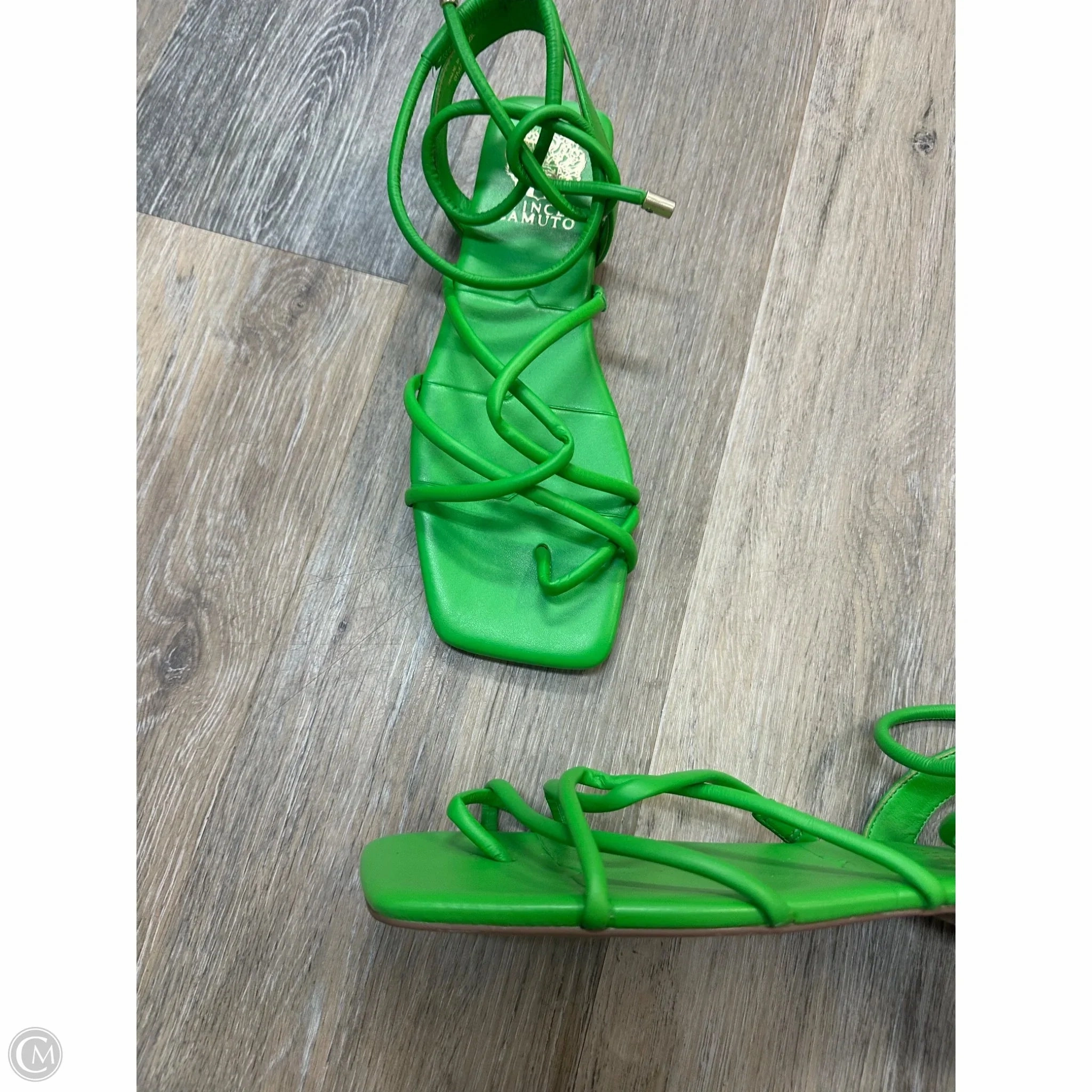 Sandals Flats By Vince Camuto In Green, Size: 8
