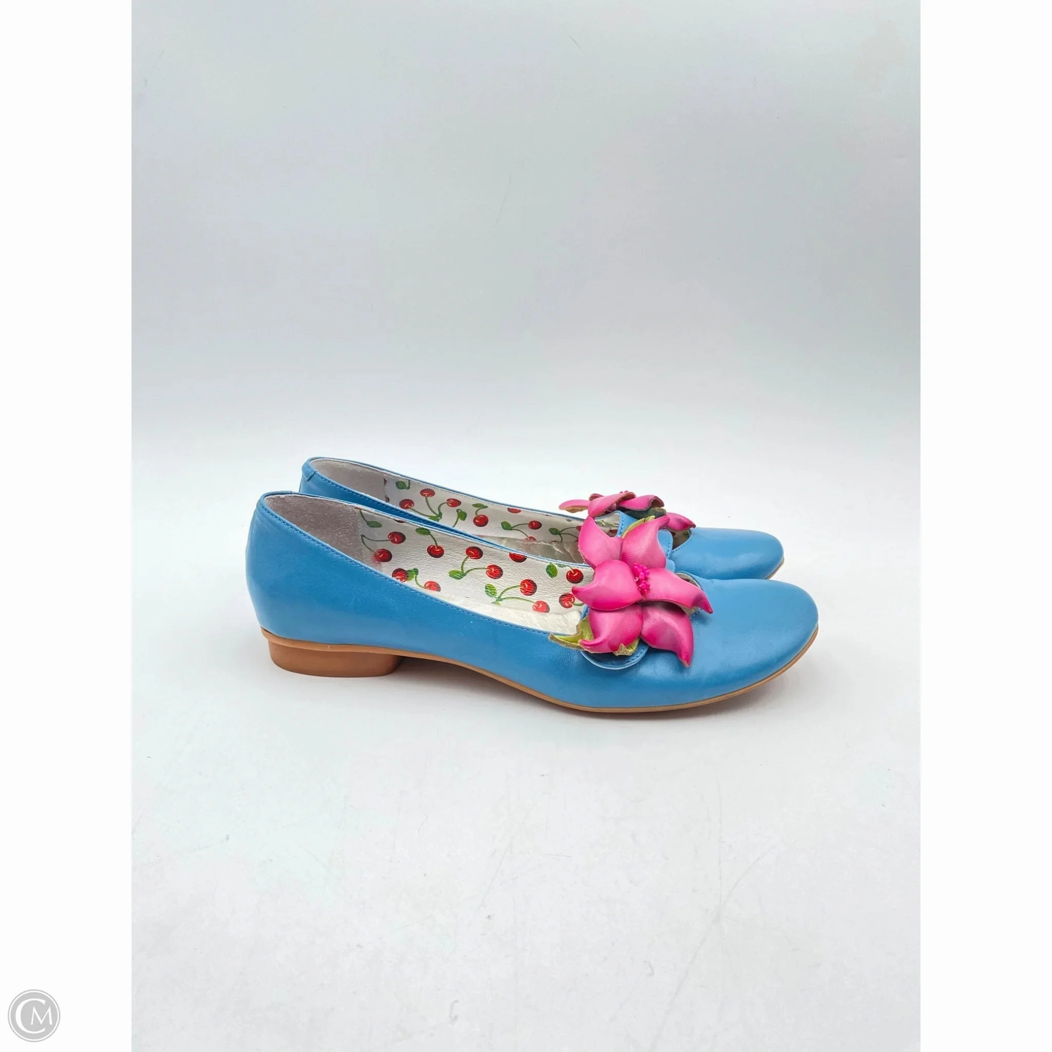 Shoes Flats By Clothes Mentor In Blue & Pink, Size: 9