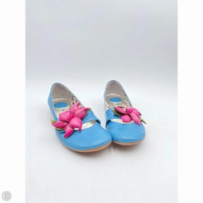 Shoes Flats By Clothes Mentor In Blue & Pink, Size: 9