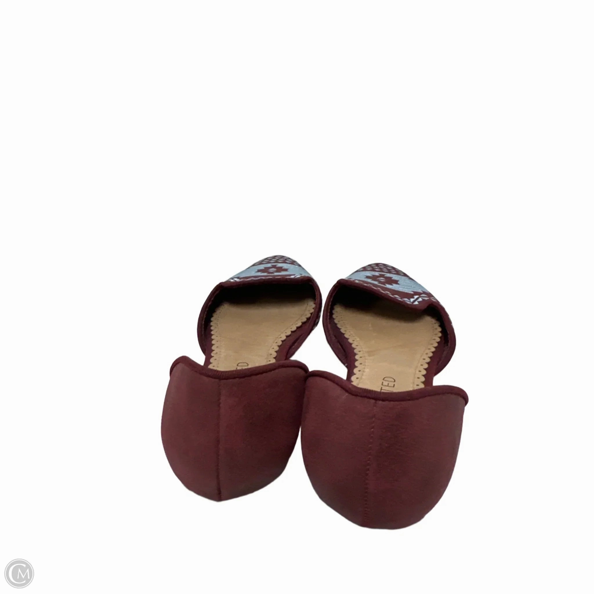 Shoes Flats By Restricted In Red, Size: 6