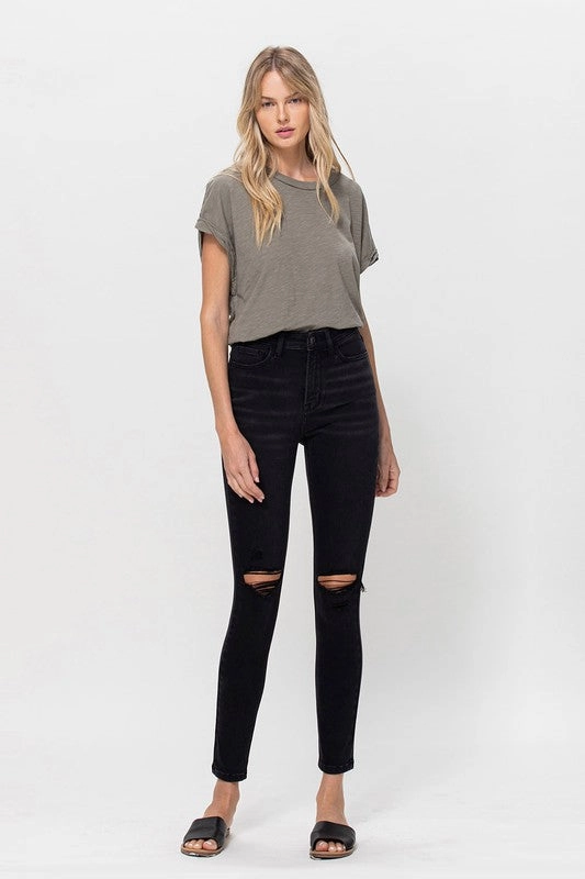 Super Soft High Rise Skinny Jeans By VERVET Flying Monkey