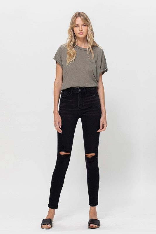 Super Soft High Rise Skinny Jeans By VERVET Flying Monkey