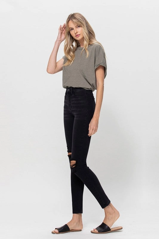 Super Soft High Rise Skinny Jeans By VERVET Flying Monkey