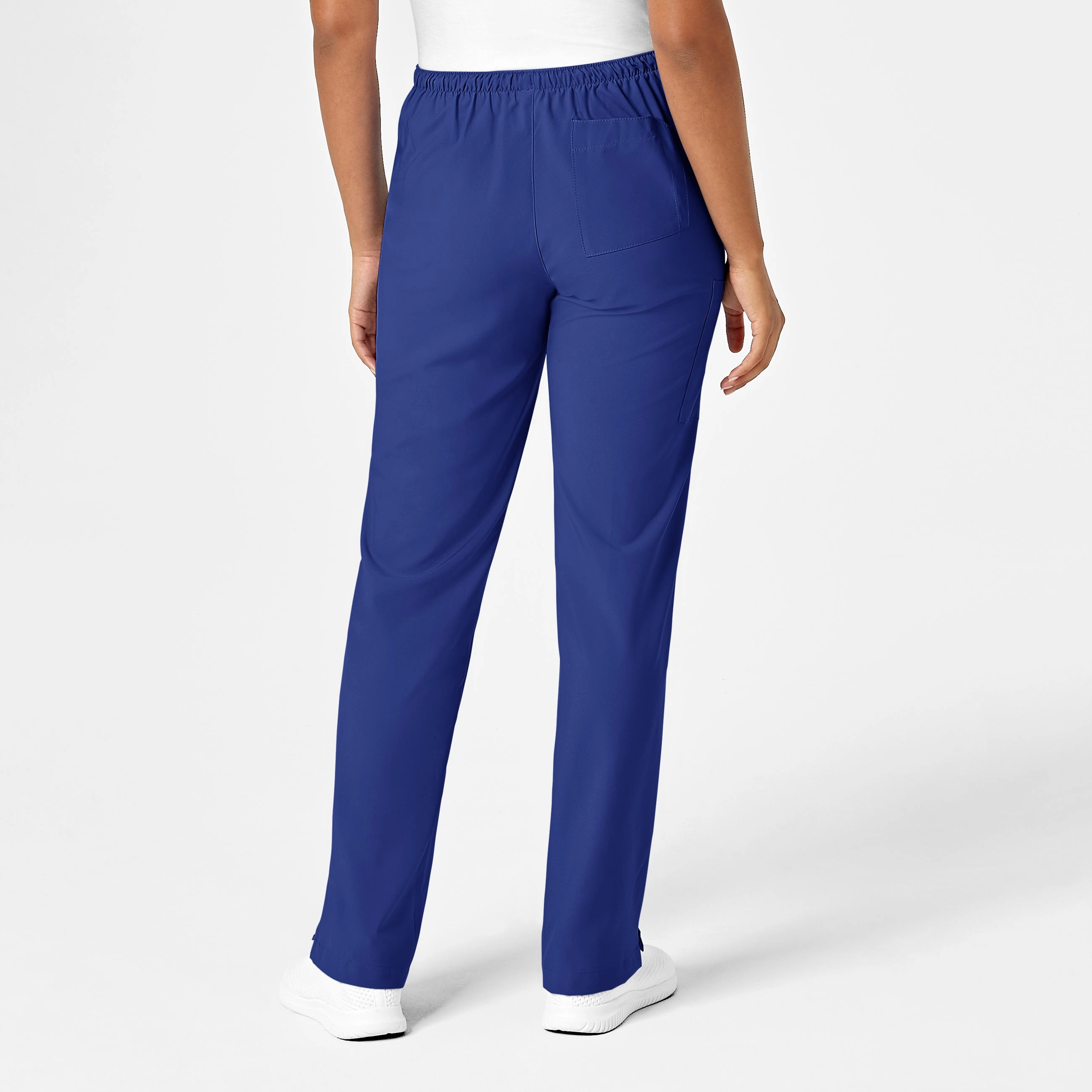 W123 Women's Drawstring Scrub Pant - Galaxy Blue