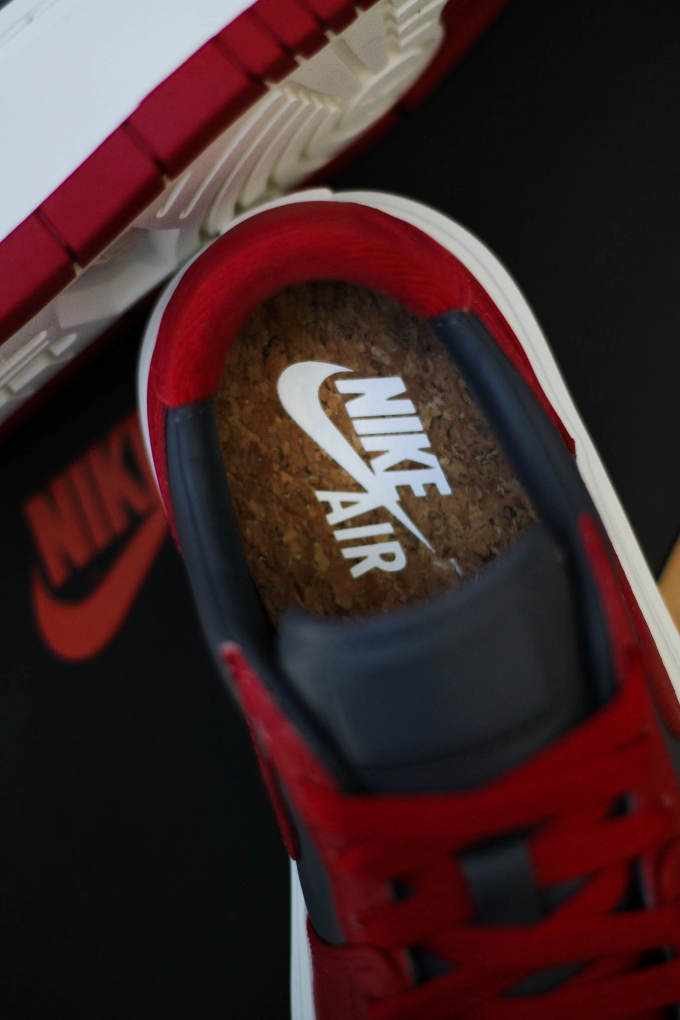W AIR JORDAN 1 ELEVATE LOW DARK GREY/VARSITY RED
