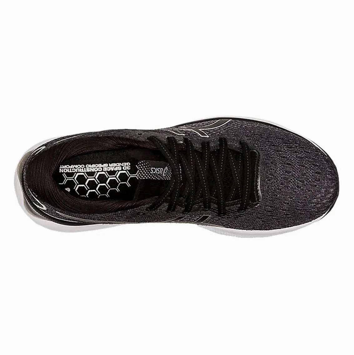 Womens ASICS GEL-Nimbus 24 (Wide) - Black / Pure Silver