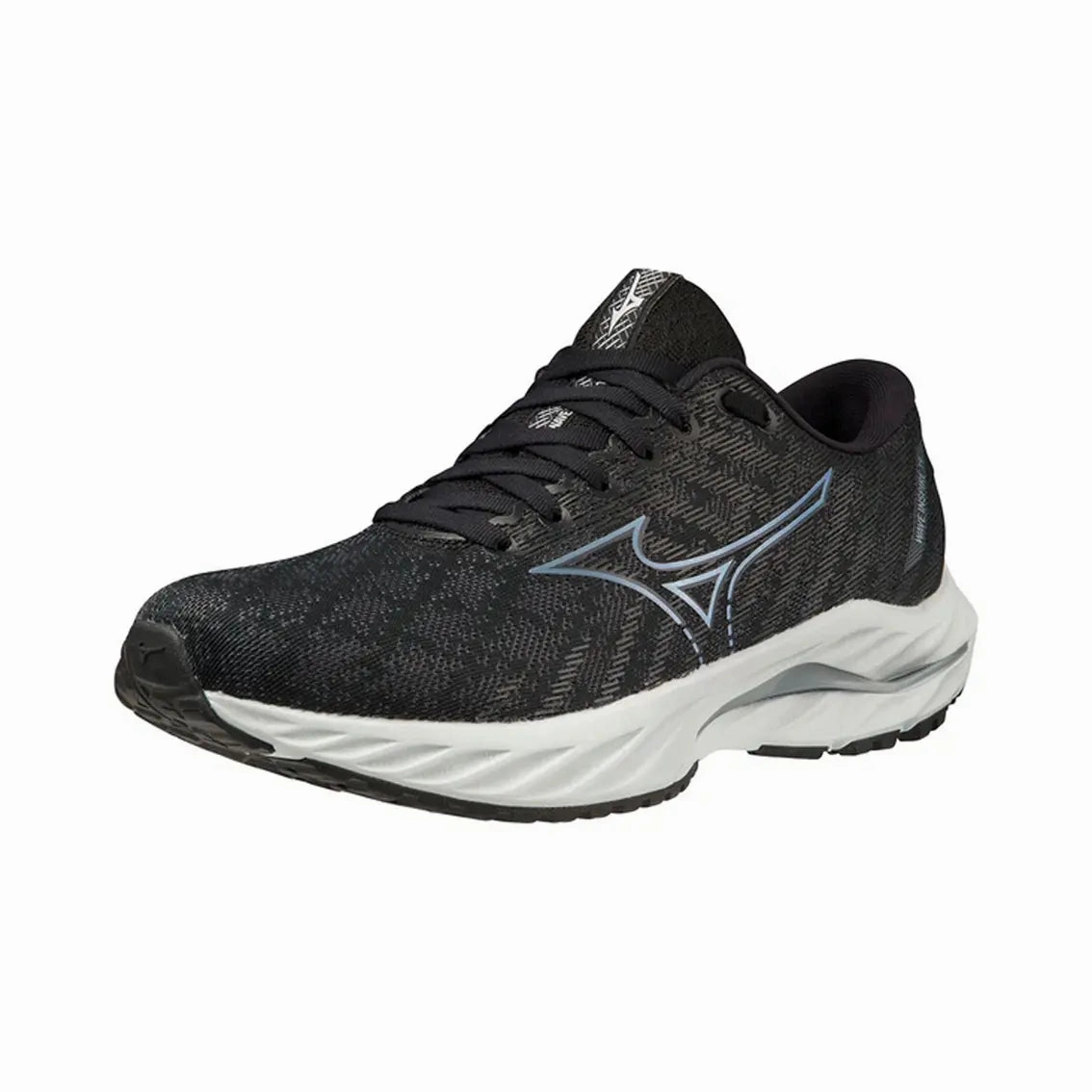 Womens Mizuno Wave Inspire 19 - Black / Silverstar / Snowcrest