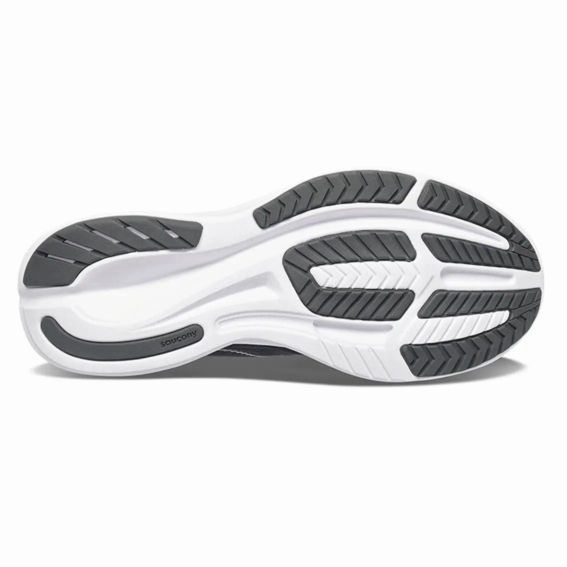 Womens Saucony Ride 15 (Wide) - Black / White
