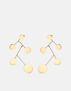 Xander Earrings, Gold Vermeil