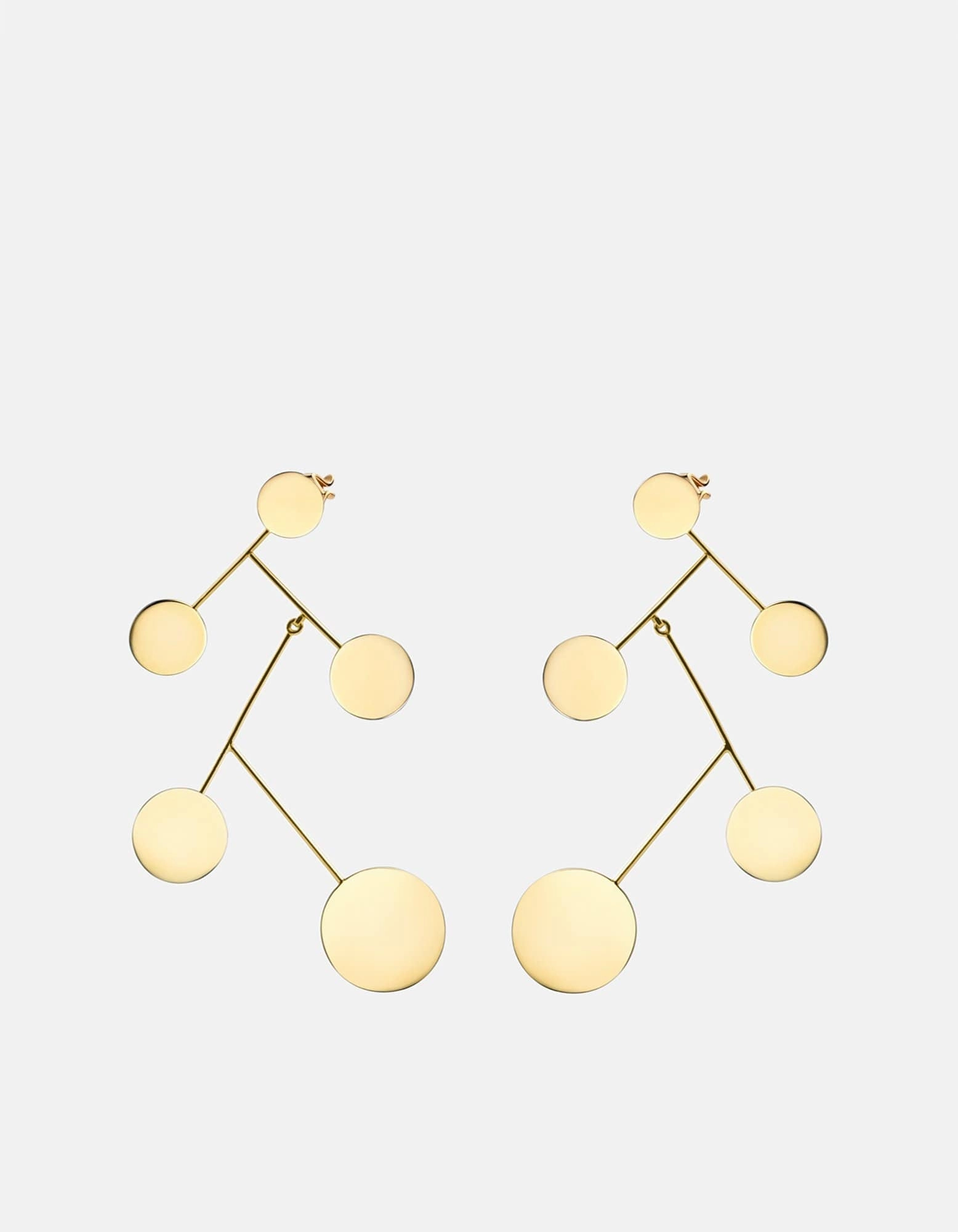 Xander Earrings, Gold Vermeil